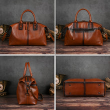 Load image into Gallery viewer, Large Capacity Genuine Leather Dumpling Bag
