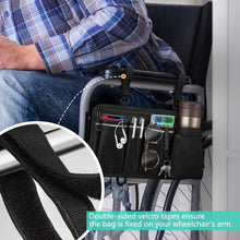 Load image into Gallery viewer, Wheelchair Side Organizer Bag
