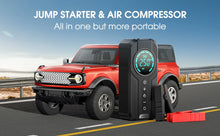 Load image into Gallery viewer, Multi-function Tire Inflator Portable Battery Starter
