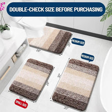 Load image into Gallery viewer, Microfiber Bath Mat Set
