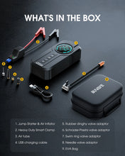 Load image into Gallery viewer, Multi-function Tire Inflator Portable Battery Starter
