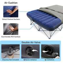 Load image into Gallery viewer, 2 Person Camping Bed with Inflatable Air Mattress
