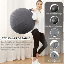 Load image into Gallery viewer, Exercise Ball Chair with Fabric Cover
