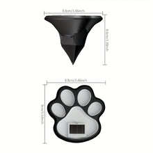 Load image into Gallery viewer, 8pc Solar LED Dog Paw Path Light

