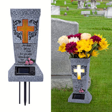 Load image into Gallery viewer, Solar Grave Vase with LED
