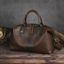 Load image into Gallery viewer, Large Capacity Genuine Leather Dumpling Bag
