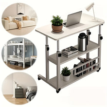 Load image into Gallery viewer, Portable Rolling Desk with Adjustable Height
