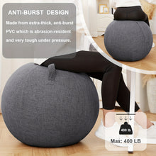 Load image into Gallery viewer, Exercise Ball Chair with Fabric Cover
