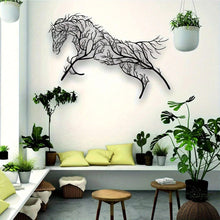 Load image into Gallery viewer, Branch Horse Wall Decor
