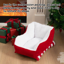 Load image into Gallery viewer, Christmas Sleigh Cat Bed
