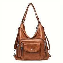 Load image into Gallery viewer, Retro PU Leather Shoulder Bag
