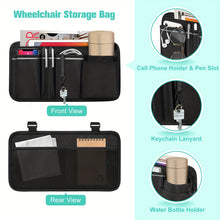 Load image into Gallery viewer, Wheelchair Side Organizer Bag
