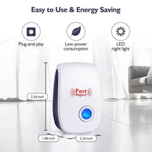 Load image into Gallery viewer, 8pc Ultrasonic Insect &amp; Rodent Repellent
