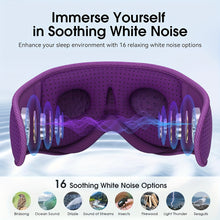 Load image into Gallery viewer, White Noise Sleep Mask
