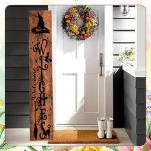 Load image into Gallery viewer, Rustic Witch Welcome Sign
