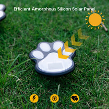 Load image into Gallery viewer, 8pc Solar LED Dog Paw Path Light
