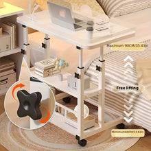 Load image into Gallery viewer, Portable Rolling Desk with Adjustable Height
