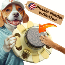 Load image into Gallery viewer, Interactive Dog Puzzle Treat Dispenser &amp; Slow Feeder
