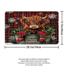 Load image into Gallery viewer, 4pc Festive Christmas Shower Curtain Set
