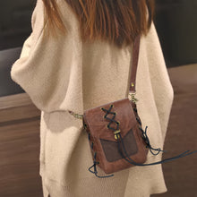 Load image into Gallery viewer, Vintage Crossbody Bag Woven With Hemp Rope
