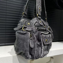 Load image into Gallery viewer, Vintage Multi Pocket Shoulder Bag
