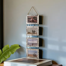 Load image into Gallery viewer, Hanging 4x6 Wooden Photo Frame Set
