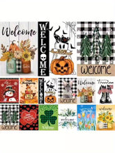 Load image into Gallery viewer, Seasonal Garden Flag Set
