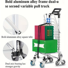 Load image into Gallery viewer, Foldable 8-Wheel Shopping Cart
